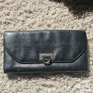 Ferragamo Black Leather Wallet